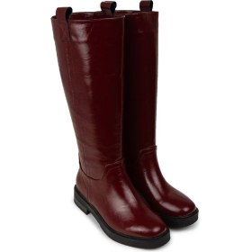 Resim Deery Kadın Hakiki Rugan Bordo Çizme - M2135ZBRDC01 