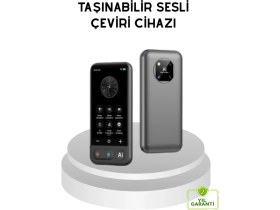 Resim Taşınabilir Akıllı Tercüme Cihazı - Gerçek Zamanlı Ses ve Metin Çevirisi Midastech 