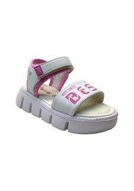 Resim Tuğba Ortopedi 2155 Kız Çocuk Sandalet 001 Beyaz - Siyah 