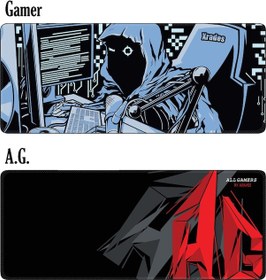 Resim Xrades 24 Model Mouse Pad 70X30 - 90X40 Gaming Oyuncu Mousepad 