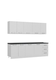 Resim Minar 255 Cm Mutfak Dolabı Beyaz 255-B1 Beyaz 