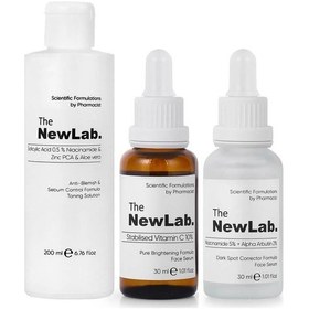 Resim The Newlab. Leke Önleyici, Aydınlatıcı Ve Gözenek Sıkılaştırıcı Cilt Bakım Seti 