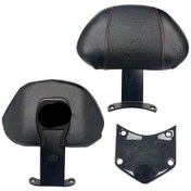 Resim Mondial 125 Strada Uyumlu Kırmızı Desen Sissy Bar 