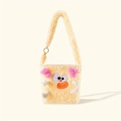 Resim Chuangyinshop Yellow 1 Adet Sevimli Araba Çöp Kutusu Dayanıklı Polyester Koltuk Organizer Kolay Erişim 