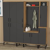 Resim Kalender Dekor Rose-1-2-3-4 RS06 Portmanto Vestiyer Ayakkabılık 
