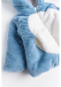 Resim Baby&Kids Tavşan Kulaklı Welsoft Peluş Çocuk Mont 001 