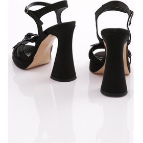 Resim Dgn 6004 Kadin Kalin Topuklu Abiye Ayakkabi 6004-2453-R147002 