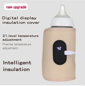 Resim Bebek Süt Isıtıcı Bebek Biberon Isıtıcı, Araba İçin Taşınabilir 
