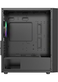 Resim Gamma C50 Siyah Argb Tempered Glass Gamma P650 650w 80+ White Usb 3.0 Matx Mini Tower Kasa 