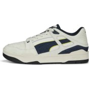 Resim Puma Erkek Warm White-Parisian Night-Frosted Ivory Puma Slipstream Always On Beyaz-Lacivert Erkek Günlük Spor Ayakkabı 