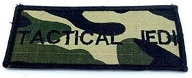 Resim Patch Nation Tactical Jedi Multicam işlemeli Airsoft Cırt-lekeleri 