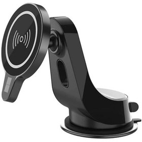 Resim Ally Magsafe Iphone 12 Serisi 15W Kablosuz Hızlı Şarj Cihazı Ve-Siyah 