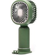 Resim Taşınabililir Mini Usb Şarjlı El Masaüstü Vantilatör Fan Soğutucu Ym88206 Yeşil 
