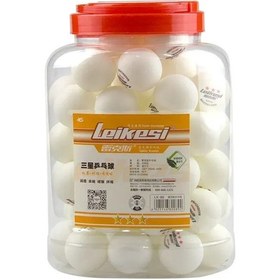 Resim Lemestar Dayanıklı 40+ 3 Yıldızlı Masa Tenisi Topu - 60'li Paket, Okul Ve Turnuva Eğitimi İçin 
