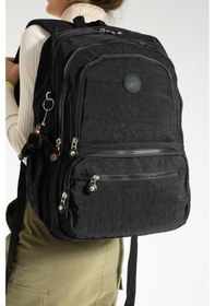 Resim Ultra Hafif Çok Cepli Su Geçirmez Sırt Çantası Unisex Siyah Model: 571-1g - Siyah 