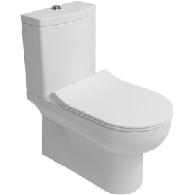Resim KALE Idea 2.0 Unıversal Klozet Taharet Delıklı+alttan Çıkıslı Rezervuar+ Ultra Slım Smartkapak 