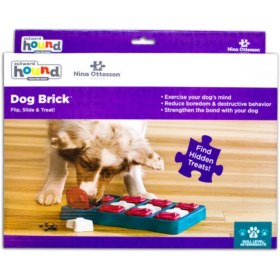 Resim Dog Brick İnteractive Puzzle Köpek Zeka Oyuncağı Ve Mama Kabı 