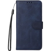 Resim Bloomnest Cbtx İphone Uyumlu 16 Pro Klasik Dana Deri Flip Kılıfı - El Yapımı Pu Deri, Destek Standı Ve Kartlık Diğer 