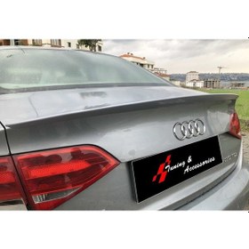 Resim Audi A4 B8 2008.2015 - Bagaj Üzeri Anatomik Spoiler - Plastik 