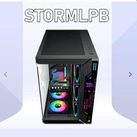 Resim Gameagle Storm 850W 80 Power Sıvı Soğutmalı Siyah Bilgisayar Kasası 