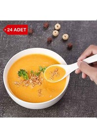 Resim 24 Adet - 12cm Melamin Çorba Kasesi, Cacık, Meze, Komposta 