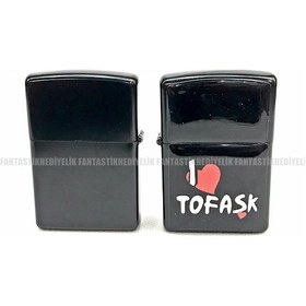 Resim Tofaşk Tofaş Doğan Slx Tasarım Mat Siyah Kapaklı Benzinli Çakmak 