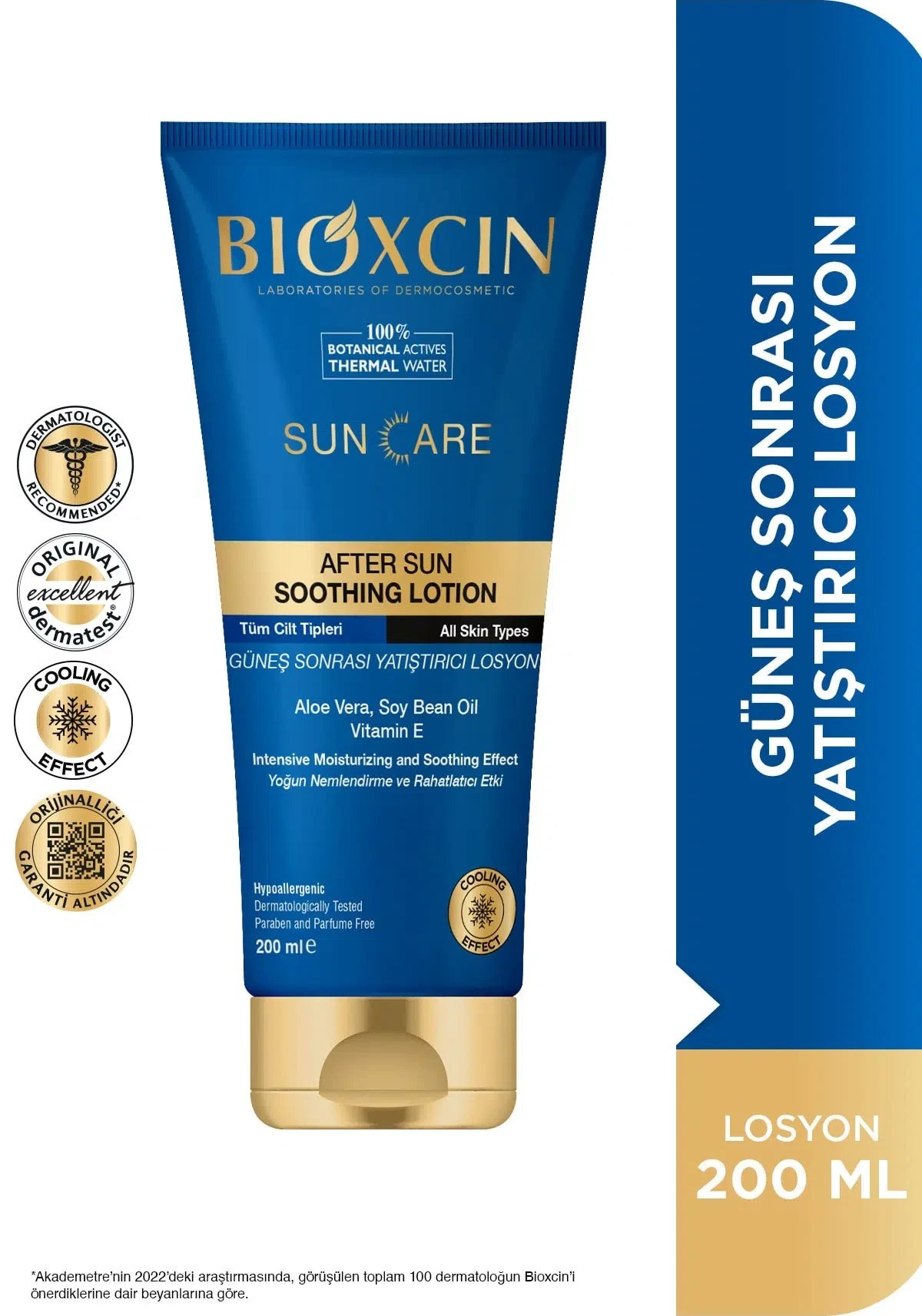 Bioxcin Sun Care Güneş Sonrası Yatıştırıcı Krem 200 Ml - Aloe Vera E Vitamini Pantenol Allantoin Termal Su Fiyatı ve Özelliklerı - Badem