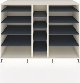 Resim Kronos Dolap 11 Raflı 220x59x163 Aytaşı-aytaşı/antrasit Aytaşı-aytaşı/antrasit 