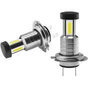 Resim Suntek DC9V-32V 13000LM 3 Taraf 360 Aydınlatma 9005 Hb3 2x Araba Led Far Ampulleri 