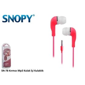 Resim Snopy Snopy Sn-78 Kırmızı Mp3 Kulaklık 
