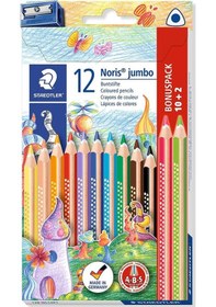 Resim Staedtler Noris Jumbo Kuruboya Seti 12'li 