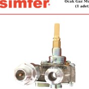 Resim Simfer Uyumlu Ankastre Ocak Gaz Musluğu Emniyetli Ventil Valf Vana - 524891027 