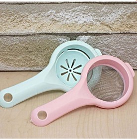 Resim Yumurta Akı Ayırıcı Ve Çay Süzgeci 2li Set Çok Renkli 
