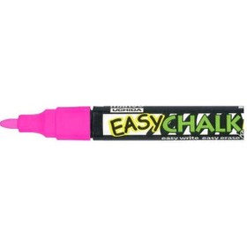Resim Marvy Easy Chalk Marker Sıvı Tebeşir Kalemi Fosforlu Pembe 