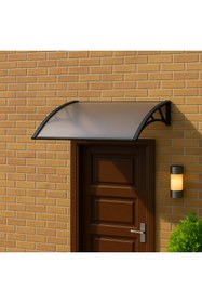 Resim Genel Markalar COSMOS Kapı Pencere Üstü Pratik Sundurma 105x120 - Şeffaf 