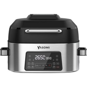 Resim Yasomi Y75 2 In 1 Airfryer Grill Combo Fritöz ve Izgara 6 L (Yasomi Türkiye Garantili) 