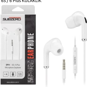 Resim Subzero Iphone Mikrofonlu Kulak Içi Kulaklık Subzero EP11 