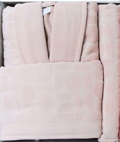 Resim Özdilek Circular Aile Bornoz Seti Kiremit-bej Kiremit - Bej 