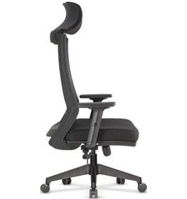 Resim Uzayofismobilyaları Uzay Ofis Rosetta Fileli Müdür Koltuğu - Siyah 