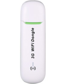 Resim Mini Usb 3g Wifi Erişim Noktası 3g Mobil Yönlendirici Mobil Wifi Usb Dongle Kablosuz Wcdma Modemler Sım Kart Yuvası İle Beyaz 