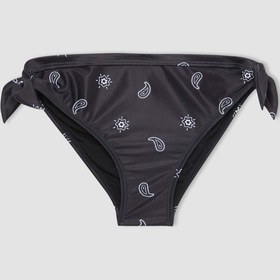 Resim Defacto Kız Çocuk Desenli Bikini Takımı C0368A824SMBK27 Siyah 