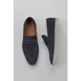 Resim Bueno Shoes Yeşil Koyu Süet Erkek Loafer 11M22288 