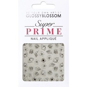 Resim Glossy Blossom Floral Garden Midnight Tırnak Sticker 45257 - Gratis 