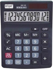 Resim Kraf Hm-125 Hesap Makinesi Masaüstü 12 Hane 