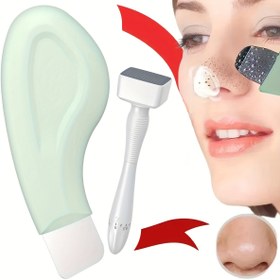 Resim Siyah Nokta Azaltıcı, Yüz Gözenek Temizleyici, Açık Bej Düzenleyici Basınç Aracı ve Mikroiğne Masaj Aracı - 140A Mikroiğne, 0.25mm, 1 Adet Araç, Erkekler ve Kadınlar için Günlük Açık Bej Bakım Aracı, Günlük Hafif Temizlik, Sevgililer Günü Hediyesi, Yüz Cilt Bakımı, Kullanımı Kolay, Kompakt Tasarım 