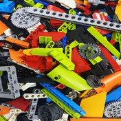 Resim 3000 adet Büyük Küçük Parçacık Klasik Yapı Blokları Seti, ABS Malzeme İnşaat Tuğlaları, DIY Yaratıcı Birleştirme Yapı Blokları Kiti, Evrensel Yapı Blokları Uyumlu Parçalar Rastgele Renkler ve Şekillerde 