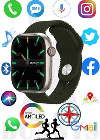 Resim Bunnys Reeder P13 Blue Max Uyumlu Akıllı Saat Konuşma Özellikli Watch HK9 PRO 45MM AMOLED EKRAN 