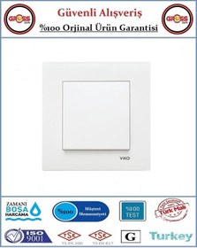 Resim Viko Karre Tekli Anahtar - Çerçeve Dahil - Beyaz 