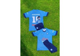 Resim Napoli Maradona 10 Takım Forması - Mavi 