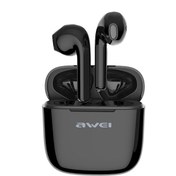 Resim Awei T26 Pro Tws Bluetooth V5.0 Ture Kablosuz Spor Kulaklık Ve Şarj Kutusu Siyah 